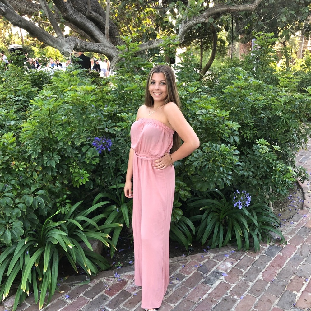 Strapless jumpsuit